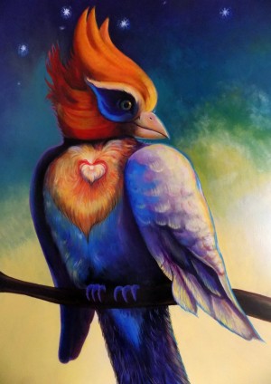 THE LOVE BIRD ALONE